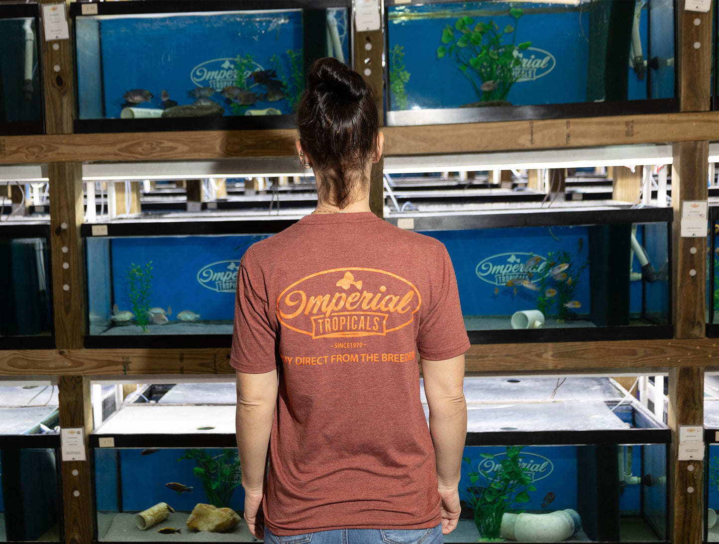 Heathered Russet Imperial Tropicals Short Sleeve T-Shirt