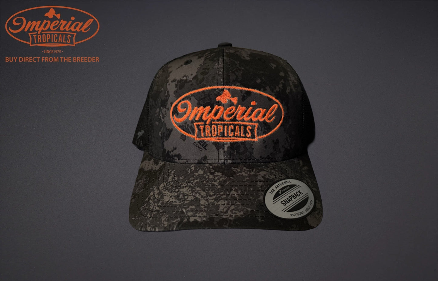 Poseidon with Black Mesh Imperial Tropicals Snapback Hat