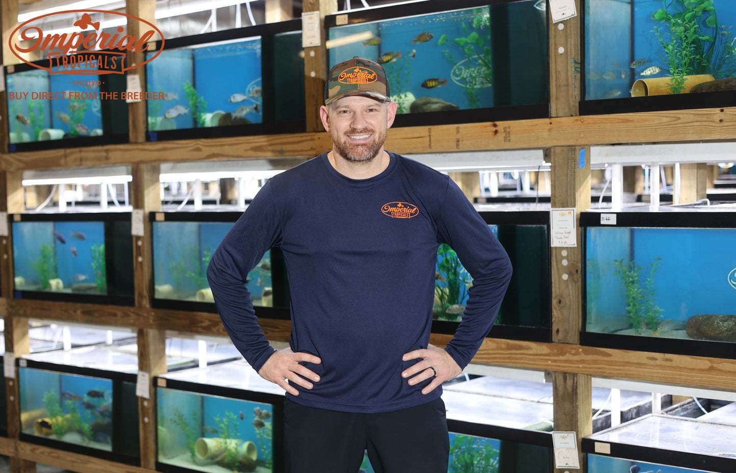 True Navy Sport Imperial Tropicals Long-Sleeve T-Shirt