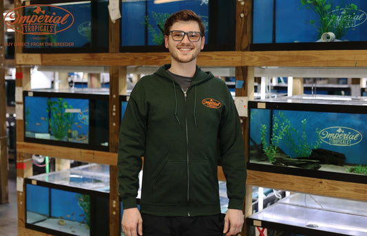 Forest Green Imperial Tropicals Zip-Up Hoodie