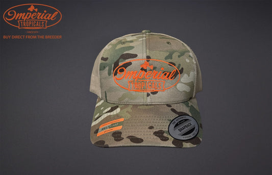 Multicam Green with Khaki Mesh Imperial Tropicals Snapback Hat